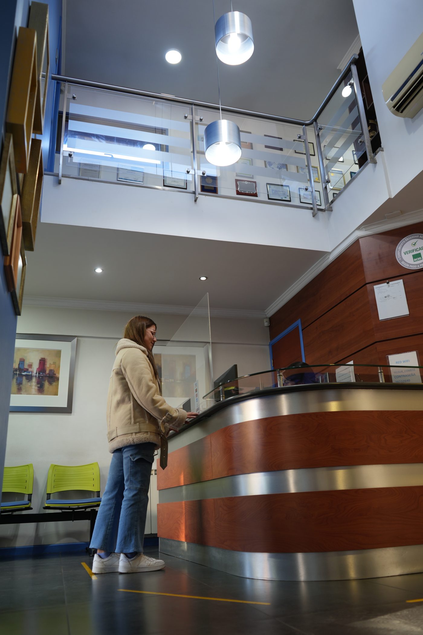 Recepción del Centro de Ortodoncia